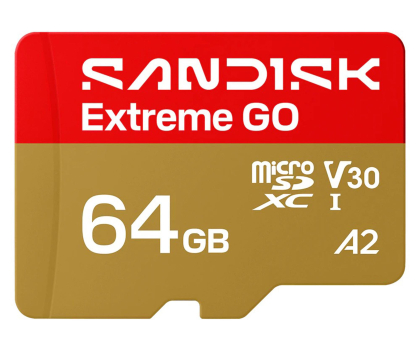 Karta pamięci Sandisk 64GB microSDXC Extreme Go UHS-I  170/80 MB/s